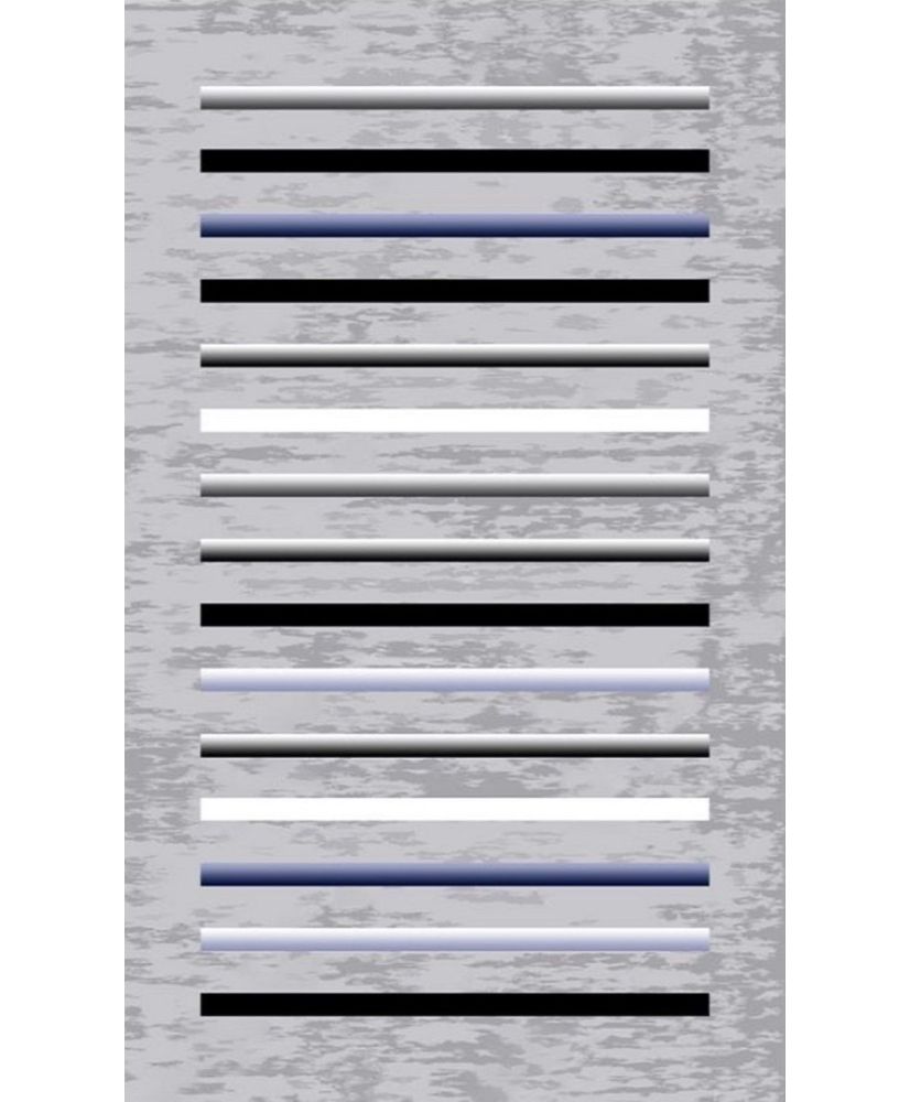 Tapis de salon à rayures 200 x 290 cm - Gris Tapis de salon à rayures 200 x 290 cm - Gris