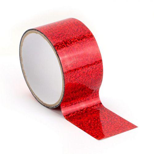 Queen tape holographique 8 m x 4,8 cm - Rouge Queen tape holographique 8 m x 4,8 cm - Rouge