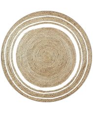 Tapis d'intérieur LEYLIM 90 x 90 cm - Blanc