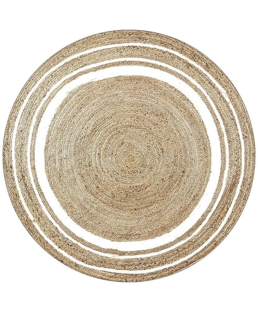 Tapis d'intérieur LEYLIM 90 x 90 cm - Blanc Tapis d'intérieur LEYLIM 90 x 90 cm - Blanc