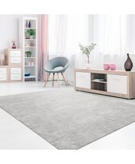 Tapis d'intérieur uni 120 x 180 cm - Gris