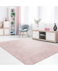 Tapis d'intérieur uni 120 x 180 cm - Rose