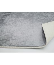 Tapis d'intérieur uni 160 x 230 cm - Gris