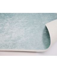 Tapis d'intérieur uni 120 x 180 cm - Bleu