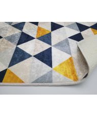 Tapis d'intérieur Triangle 50 x 80 cm - Jaune