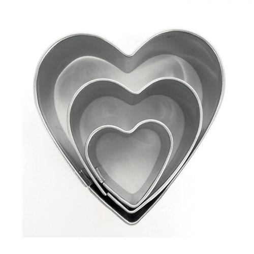 3 mini emporte-pièces inox - Coeurs 3 mini emporte-pièces inox - Coeurs