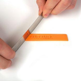 Réglette tampon alphabet pour pâte polymère