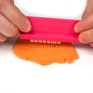 Réglette tampon alphabet pour pâte polymère