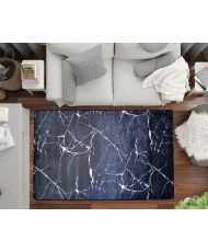 Tapis de salon MARBRE 200 x 290 cm - Noir