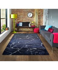 Tapis de salon MARBRE 200 x 290 cm - Noir