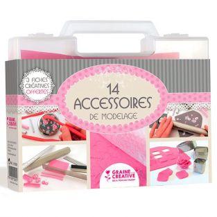 Mallette 14 accessoires de modelage FIMO