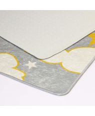 Tapis enfant NUAGE 80 x 150 cm - Gris