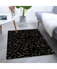 Tapis d'intérieur Noël 70 x 140 cm - Noir