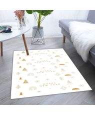 Tapis d'intérieur Noël 70 x 140 cm - Blanc