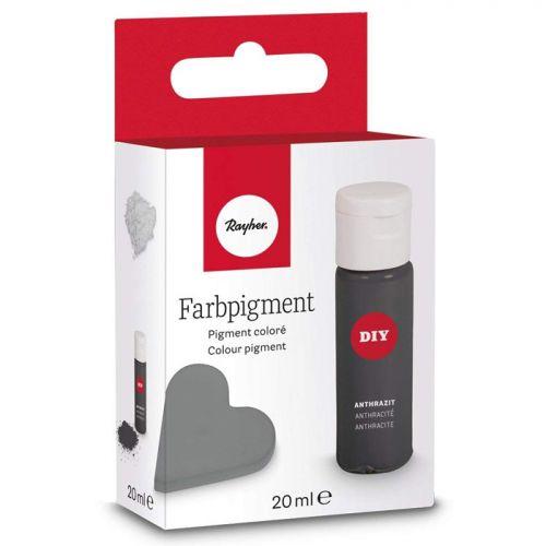 Pigment en poudre 20 ml pour peinture sur céramique - Gris anthracite Pigment en poudre 20 ml pour peinture sur céramique - Gris anthracite