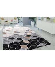 Tapis d'intérieur LUXE 50 x 80 cm - Noir