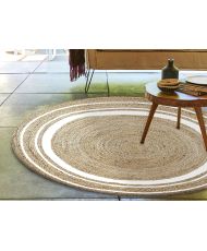 Tapis d'intérieur LEYLIM 90 x 90 cm - Blanc
