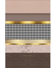 Tapis de salon LAYER 160 x 230 cm - Beige