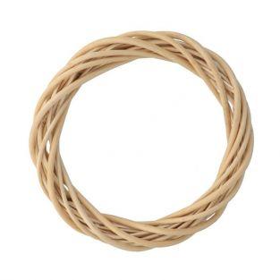 Couronne décorative en osier 15 cm