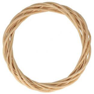 Couronne décorative en osier 30 cm
