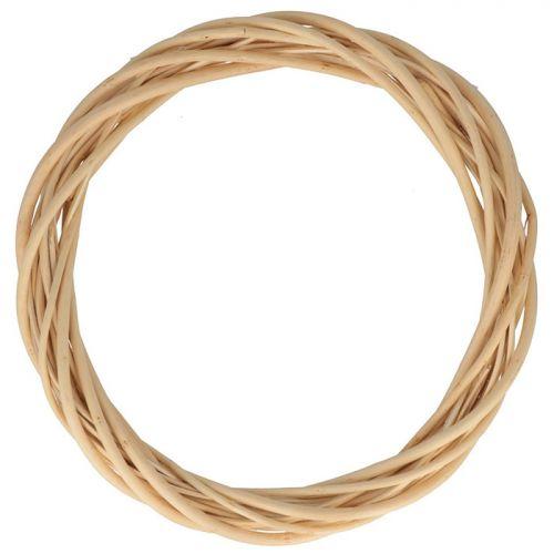 Couronne décorative en osier 30 cm
