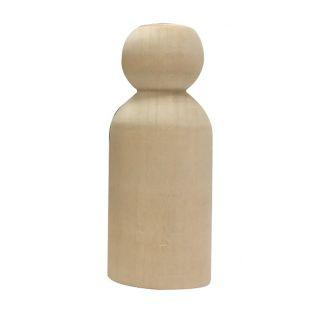 Crèche bois + pions 18 x 8 x 15 cm