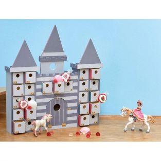 Advent Calendar Castle to decorate 42 x 42 cm