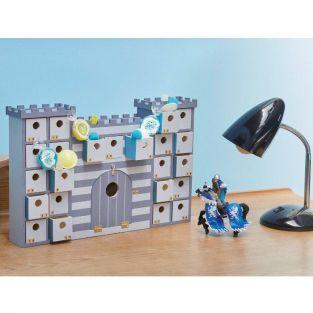 Calendrier de l'Avent Château en bois à décorer 42 x 42 cm