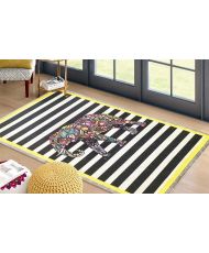 Tapis d'intérieur Gan 60 x 90 cm - Jaune