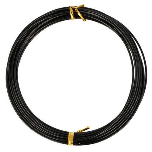Fil d'aluminium 5 m x 1,5 mm - noir Fil d'aluminium 5 m x 1,5 mm - noir
