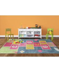 Tapis enfant 80 x 150 cm - Multicolore