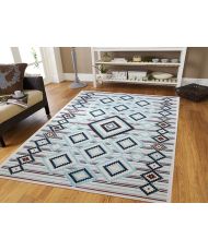 Tapis d'intérieur Berbère 120 x 180 cm - Bleu