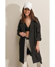Trench à col taille 40 - Noir