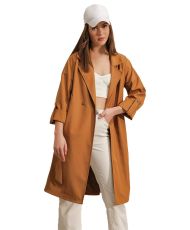 Trench à col taille 40 - Marron