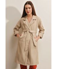 Trench à col taille 44 - Beige