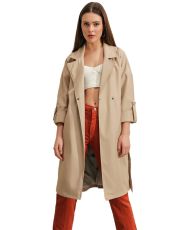 Trench à col taille 44 - Beige