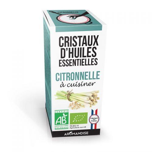 Cristaux d'huiles essentielles Citronnelle Cristaux d'huiles essentielles Citronnelle