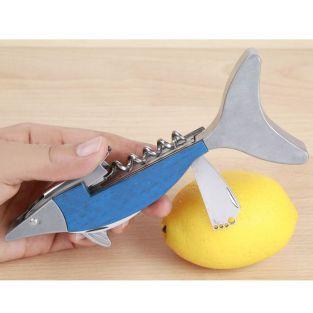 Tire-bouchon limonadier multifonctions Poisson