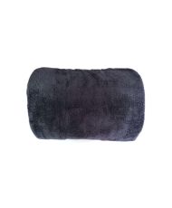 Grand plaid uni 150 x 200 cm - Noir