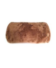 Grand plaid uni 200 x 220 cm - Marron