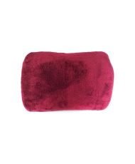 Grand plaid uni 200 x 220 cm - Rouge