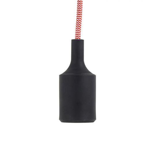 Pendant cord lamp - red herringbone wire 3.7 m Pendant cord lamp - red herringbone wire 3.7 m