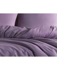 Parure de lit unie 140 x 200 cm - Violet