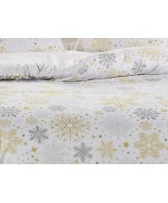 Parure de lit Noël 240 x 220 cm - Blanc