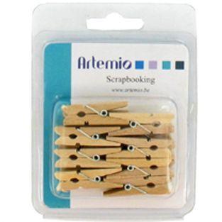 Pinces à linge bois 