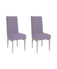 Housse de chaise extensible 23 x 18 x 18 cm - Argenté