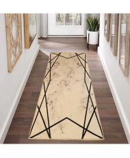 Tapis de salon croisé 80 x 150 cm - Noir