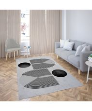 Tapis de salon SEVENTIES 120 x 180 cm - Gris