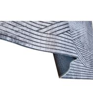 Tapis de salon FISUN 80 x 150 cm - Gris