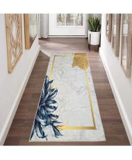 Tapis d'intérieur Feuille 120 x 180 cm - Blanc